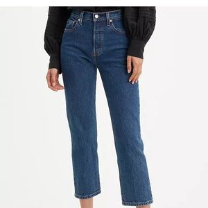 Levi’s 501 Original High Rise Cropped 24x26 NWT